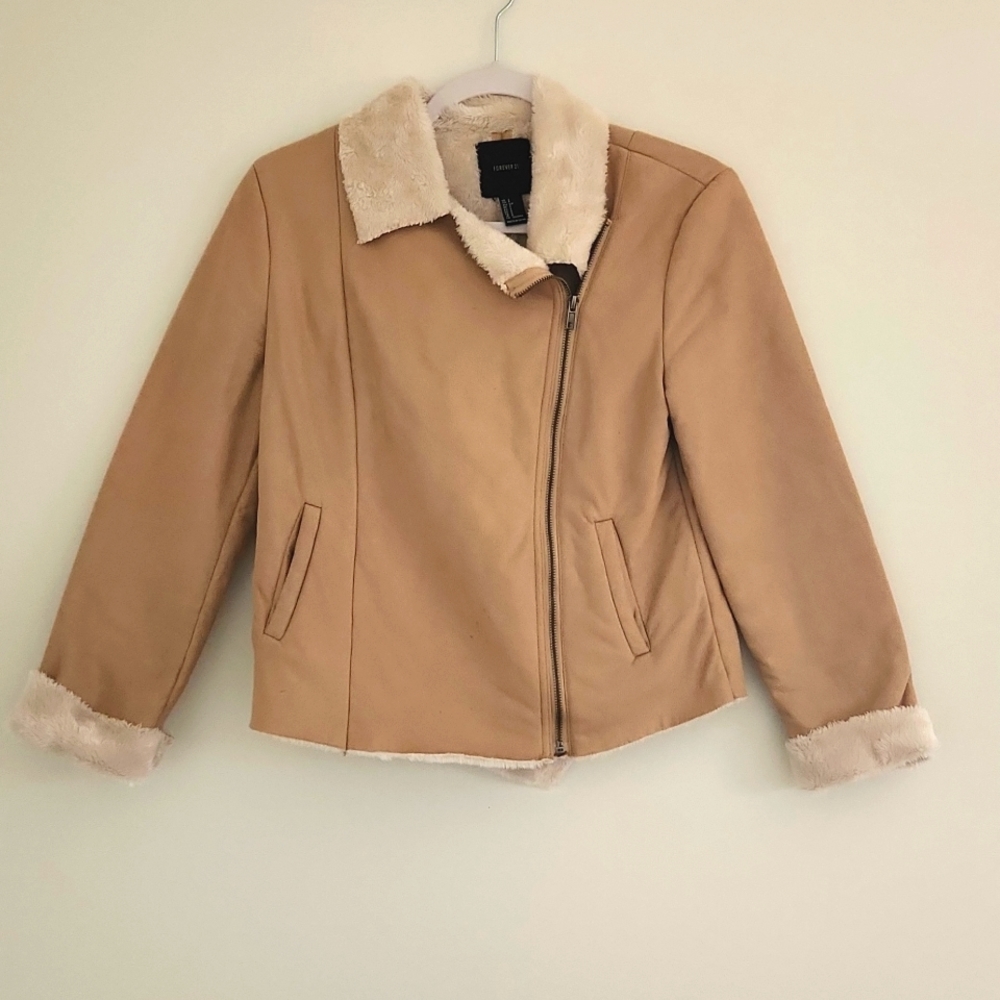 Faux fur jacket | S | Forever 21